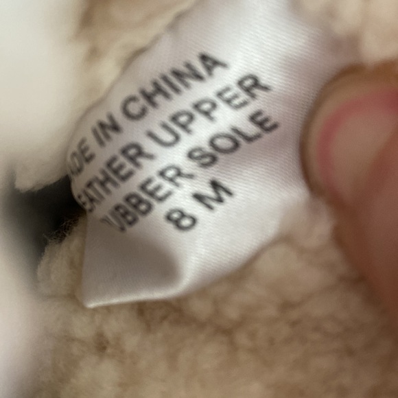 NEW MK MICHAEL KORS Leather Wedges Winter Boots Sheep Fur Lining Size 8 - Picture 11 of 17